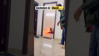 Bachelors ki diwali😂 funny collegekabkhulega comedy memes viralshorts [upl. by Eusoj]