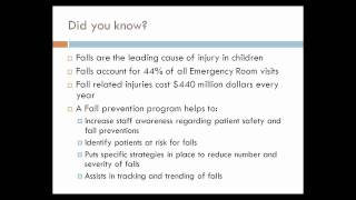 Falls Prevention Strategies  Do paediatric facilities really need them [upl. by Zoie235]