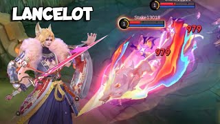 MLBB GAMEPLAY LANCELOT KENSHIN DENSETSU SKIN  LANCELOT NEW SKIN  MOBILE LEGENDS NEW SKIN [upl. by Gib]