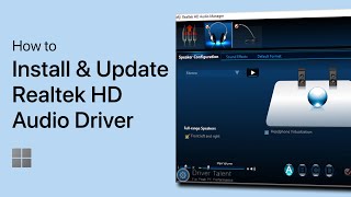 How To Install amp Update Realtek HD Audio Driver  Windows 11 [upl. by Atinahs]