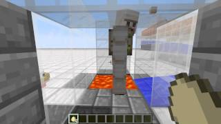 Minecraft Tutorial Automated Iron Golem Farm Fix for Minecraft 18 Snapshots [upl. by Bertle775]