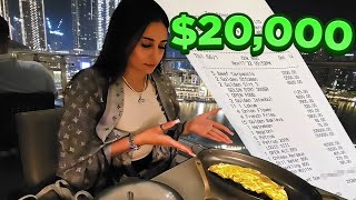 Sam Eats At An EXPENSIVE Restaurant In Dubai Day 1 [upl. by Adele]