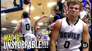 Mac McClung IS UNSTOPPABLE Goes KOBE On Em w 41 Points To Win District Championship [upl. by Acinnad415]