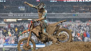 Supercross Round 14 450SX Highlights  East Rutherford NJ MetLife Stadium  Apr 23 2023 [upl. by Issor]