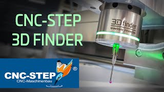 CNCSTEP  3d finder  CNC Messtaster für das Antasten von Werkstücken [upl. by Liane]