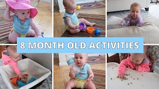 HOW TO PLAY WITH AN 8 MONTH OLD  DEVELOPMENTAL ACTIVITIES FOR AN 8 MONTH OLD BABY [upl. by Meggy]