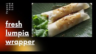 Lumpiang Sariwa Wrapper a la Goldilocks  StepbyStep Recipe [upl. by Novihc]