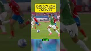 Resumen Bolivia vs Chile Goles eliminatorias 2024 eliminatorias copamundial chile bolivia [upl. by Kezer]