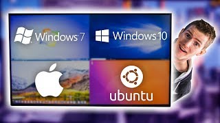 Four Operating Systems on ONE Monitor [upl. by Anerom]