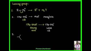 1 SN1 mechanismStereochemistryDifferent Leaving Groups [upl. by Necyla]