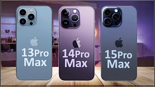 iPhone 15 Pro Max Vs iPhone 14 Pro Max Vs iPhone 13 Pro Max COMPARISON [upl. by Arised808]