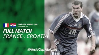 France v Croatia  1998 FIFA World Cup  Full Match [upl. by Llenad]