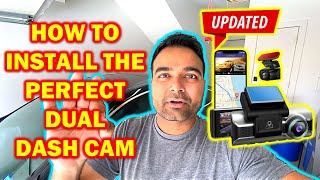 HOW TO Install a Front and Rear Dash Cam UPDATED Complete Guide [upl. by Ordnagela]