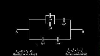 Finding Charge and Voltage Across A Capacitor In Circuit [upl. by Bena]