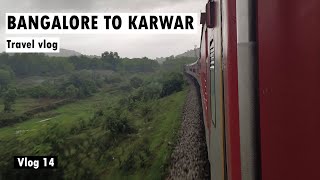 Bangalore to Karwar  Holidays  Train Travel  Vlog 12 [upl. by Eilime]