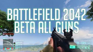 BF2042 Beta ALL WEAPONS gameplay [upl. by Chapa]