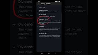 How To Find Dividend Yields On Interactive Brokers Mobile App IBKR shorts [upl. by Dnumsed]