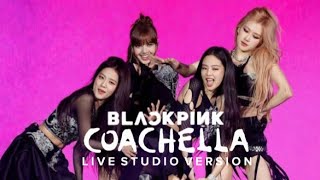 BLACKPINK  BOOMBAYAH  COACHELLA 2023 Live Band Studio Version [upl. by Beverlie]