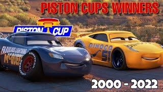 ALL PISTON CUPS WINNERS FROM 2000 TO 2022 [upl. by Eitsyrhc]