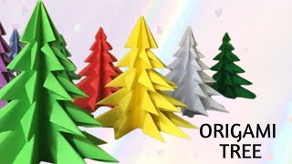 Origami Branching Crafting Origami Tree Tutorial For beginners🌳 viral viralvideo [upl. by Nelra888]