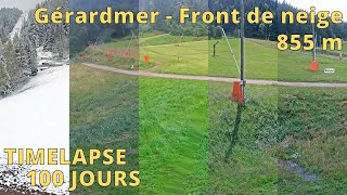 Gérardmer  La Mauselaine ⏩ Timelapse 100 jours [upl. by Osborn]