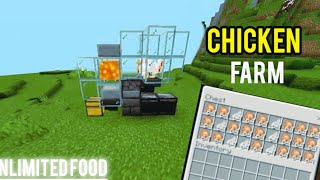 Easy automatic chicken farm in Minecraft  121 [upl. by Allbee]