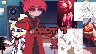 RADIOAPPLE Hazbin hotel characters react to each other 16  Alastor 77  read desc [upl. by Analise920]