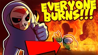 Delirious commits Arson  Among Us Mods [upl. by Eneleahs]