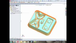 CAMWorks  Introduction to 3 Axis Machining Part 2 [upl. by Ecirpak]