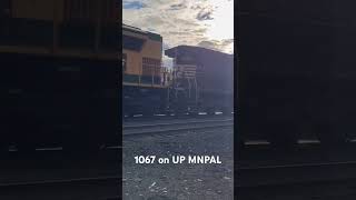 NS 1067 Reading Lines Heritage Unit leads UP Train MNPAL trains railway mnpal [upl. by Ylra339]