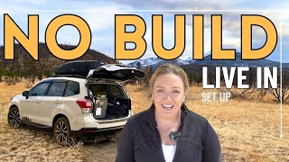 No Build Car Camping Tour  SUV Conversion [upl. by Bonar]