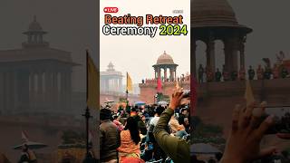 🇮🇳 Beating Retreat Ceremony 2024 Vijay chowk 🇮🇳 shortvideo ytshorts india pmmodi indainarmy [upl. by Rosenberger180]