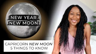 New Moon January 11th  5 Things to Know ✨ [upl. by Cappella]