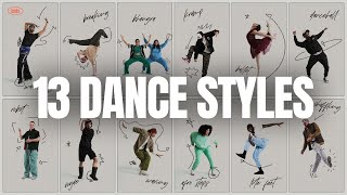 13 Dance Styles And How To Get Started  Back To Basics [upl. by Marvella501]