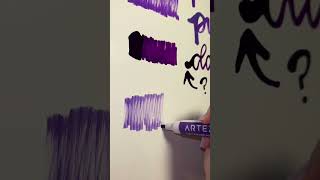 ASMR purple markers 💜Why was the third one so inky 😭 asmr whiteboard satisfying [upl. by Alrick]