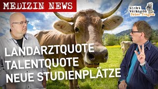 Medizin News  Landarztquote  Talentquote  Neue Studienplätze peterfragenmedizin [upl. by Fowle]