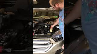 Ford Escape  Battery Replacement  Step 4 [upl. by Rimma]