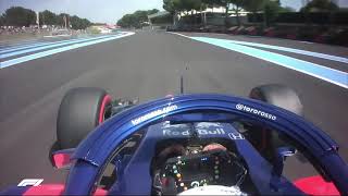 Pierre Gasly Goes Live From The Cockpit  2018 French Grand Prix [upl. by Ybbil883]