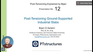 12 PostTensioning GroundSupported Industrial Slabs Lecture [upl. by Maisie]