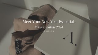 Unboxing Winter Essentials  Cloth amp Paper Aesthete Box [upl. by Barber92]