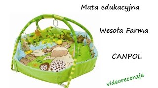 Mata Edukacyjna Wesoła Farma  Canpol Babies videorecenzja [upl. by Effy]