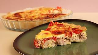 Tarte au thon tomates et fromage blanc [upl. by Enoitna]