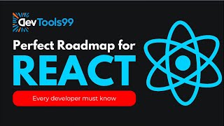 Perfect Roadmap for React devtools99 reactjs react roadmap javascript js [upl. by Atiuqahc]