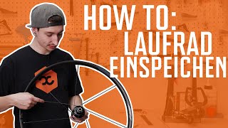 How To Laufrad EINSPEICHEN  Abstand  Winkel  Kreuzung [upl. by Kahcztiy]