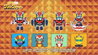 4k UFO robot Grendizer Spazer  Drill Spazer  Marine Spazer  Double Spazer 🔥 [upl. by Ulland]