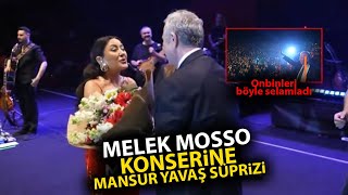 Melek Mosso konserine Mansur Yavaş sürprizi Salon bir anda coştu [upl. by Einnob]