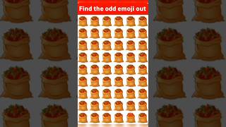 Find The odd emoji  series2shorts quiz gk  challenge iqtest puzzle 2 [upl. by Esinehc]