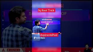 SquareRoot Trick By Navneet Sir  viralmathtricks shorts [upl. by Maretz]