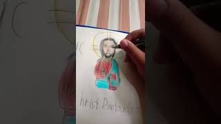 I had to post my drawing of the christ pantocrator [upl. by Abagail457]