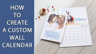 How to Create a Custom Wall Calendar  📆 200 Calendar Templates [upl. by Merkley]